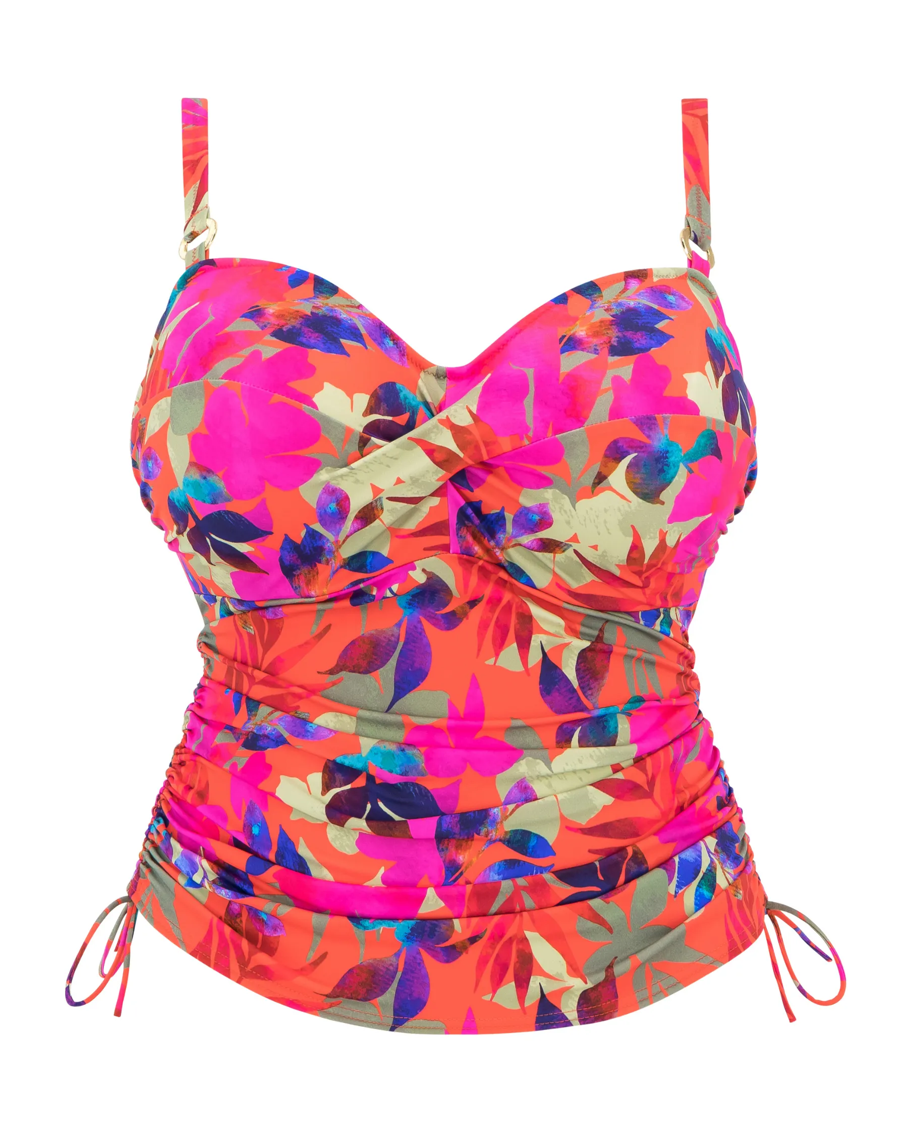 2024 Fantasie Swim Playa Del Carmen Twist Front Tankini Top - Fs504354