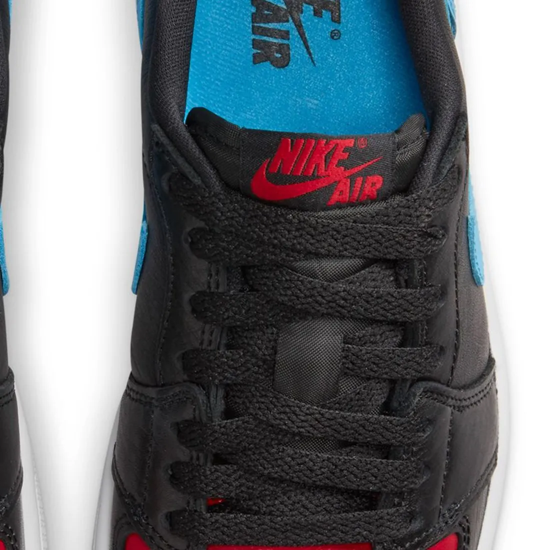 Air Jordan 1 Low OG Women (black / dk powder blue-gym red)