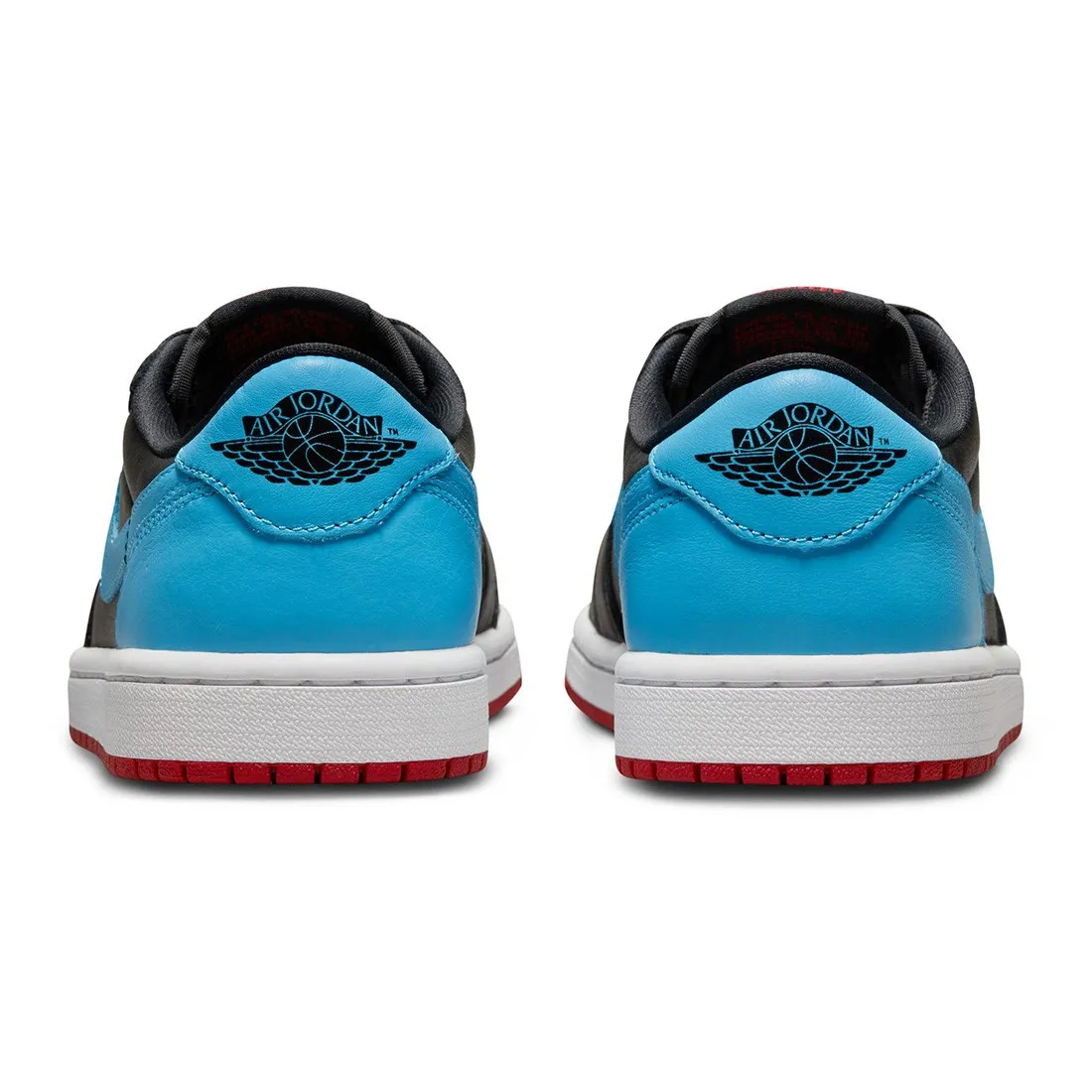 Air Jordan 1 Low OG Women (black / dk powder blue-gym red)