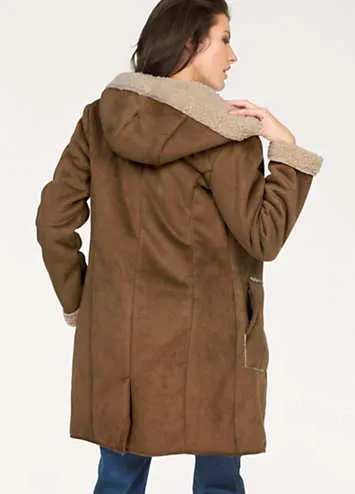 Aniston Faux Suede Coat | Grattan