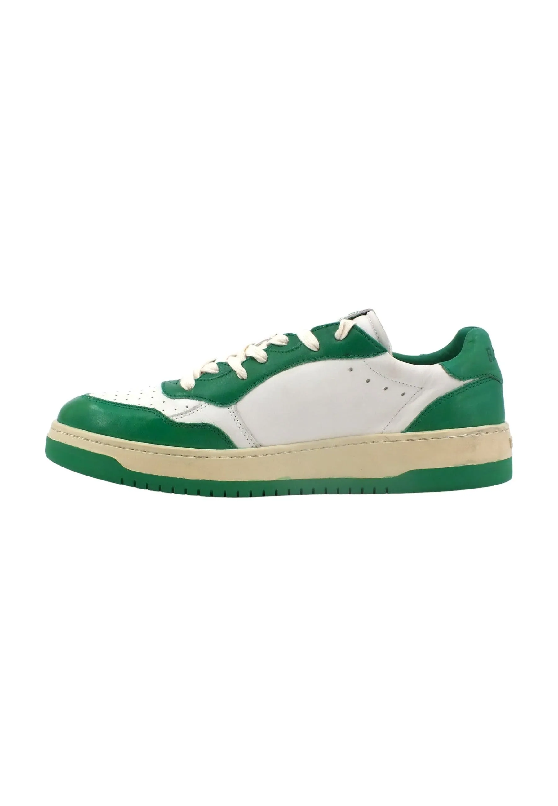 BACK70 Slam Sneaker Uomo White Savana Verde 108002