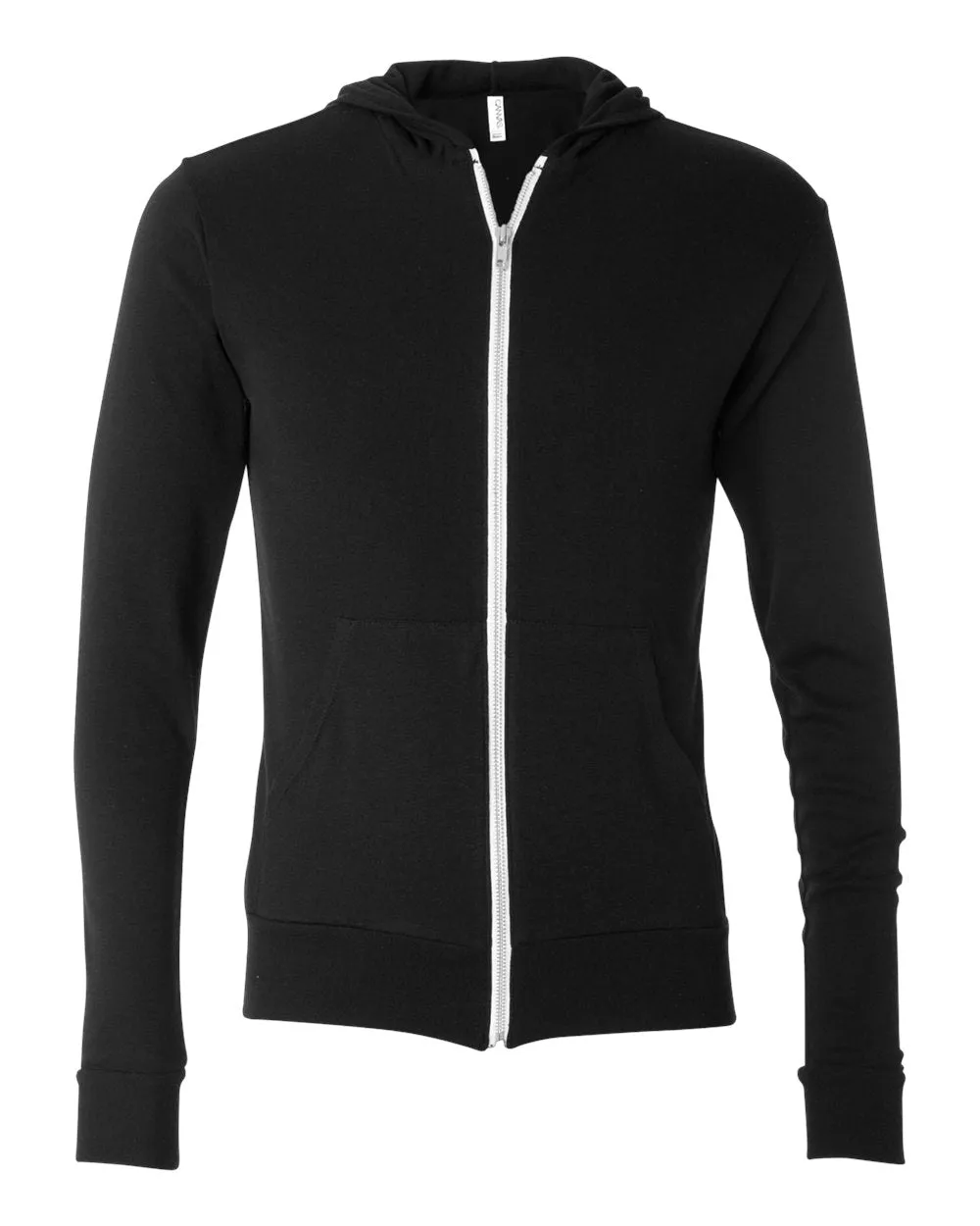 Bella+Canvas Unisex TriBlend Lightweight Full-Zip Hoodie