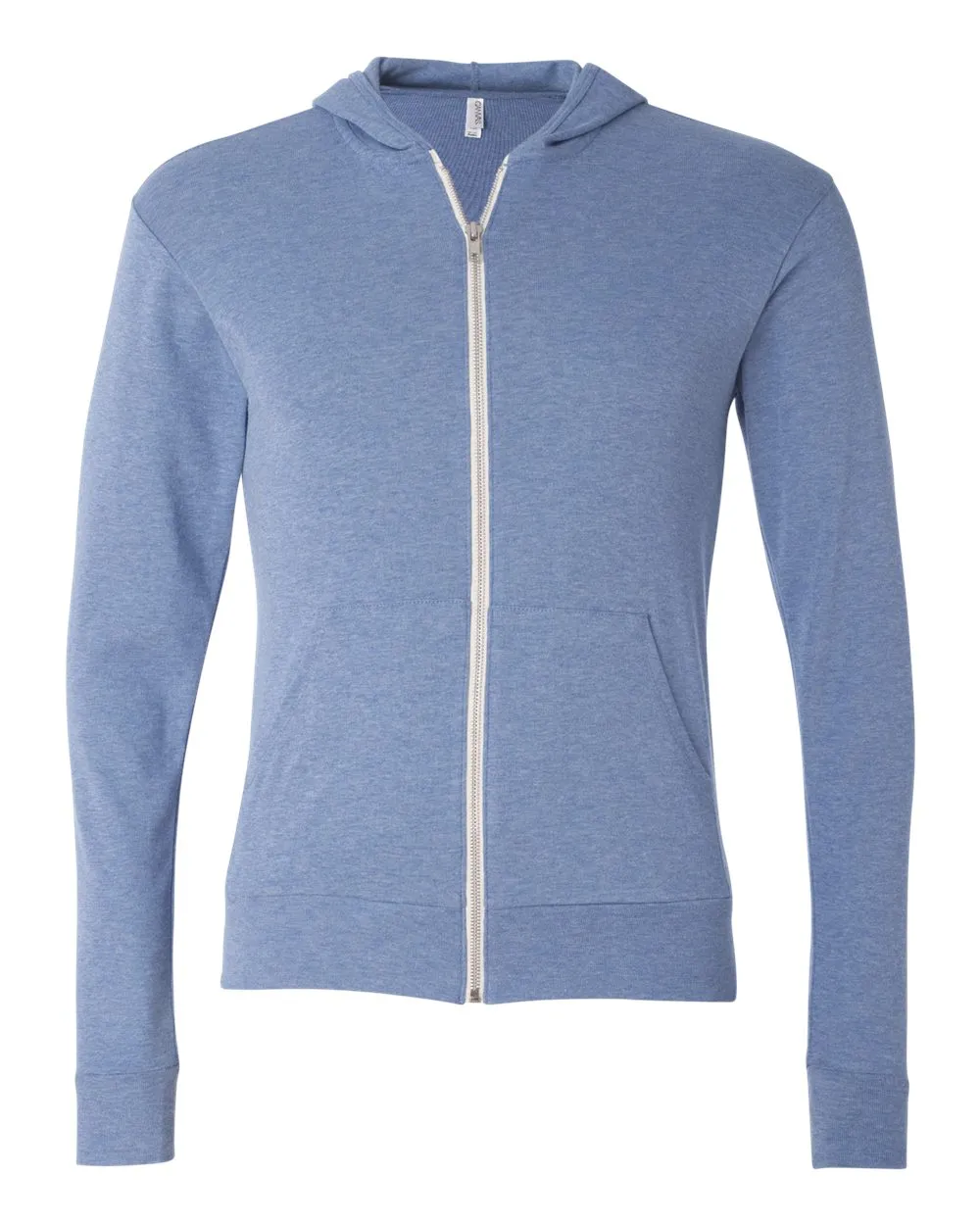 Bella+Canvas Unisex TriBlend Lightweight Full-Zip Hoodie