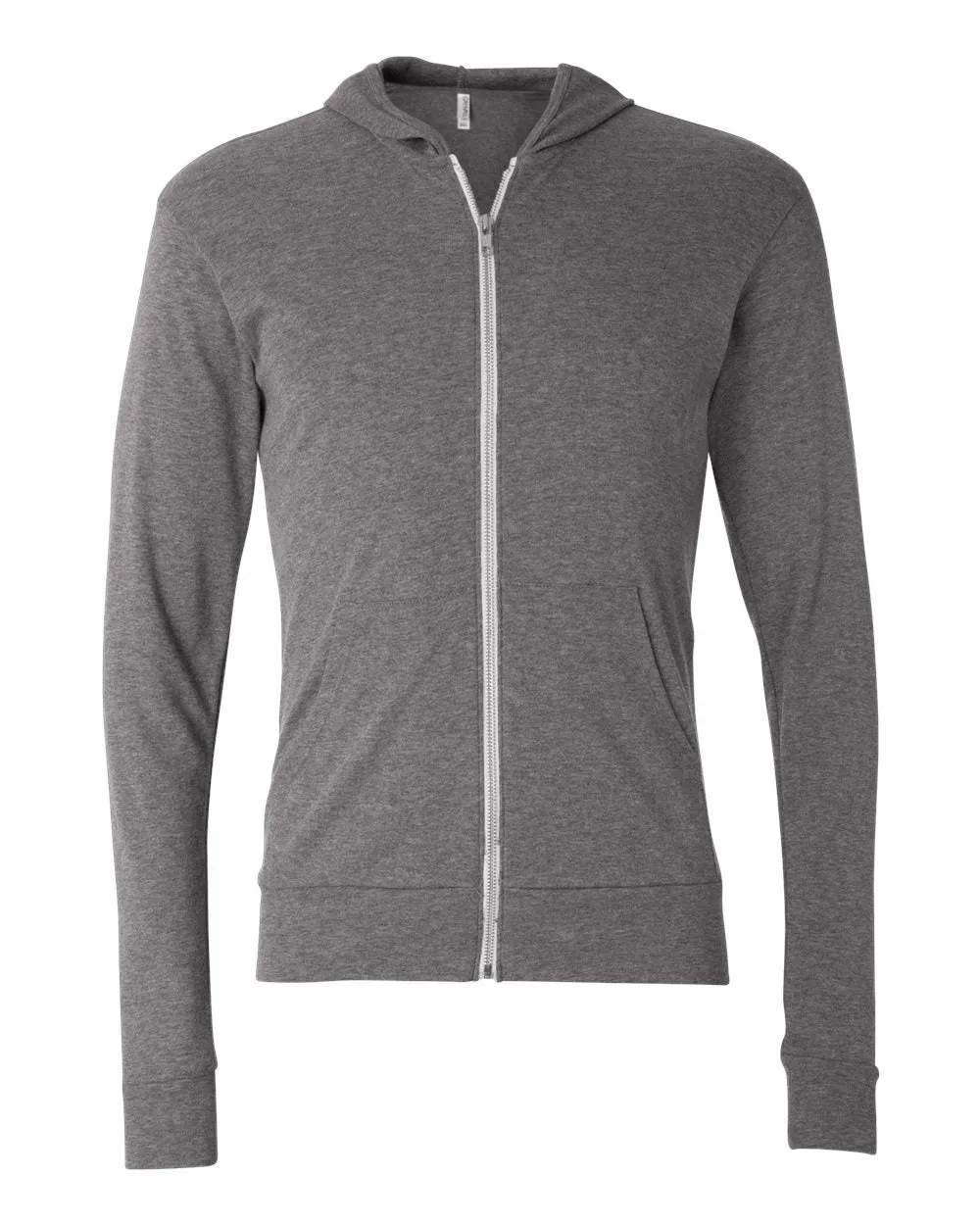 Bella+Canvas Unisex TriBlend Lightweight Full-Zip Hoodie