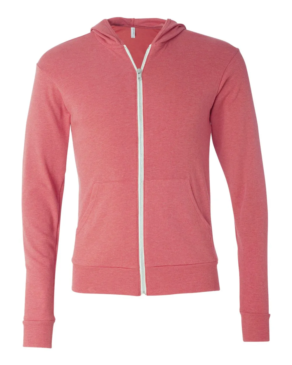 Bella+Canvas Unisex TriBlend Lightweight Full-Zip Hoodie