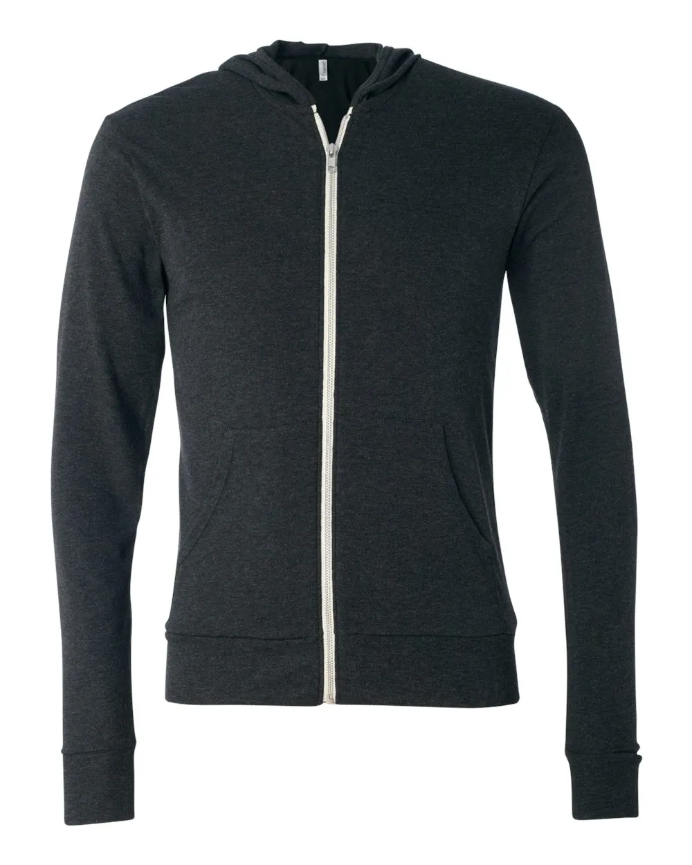 Bella+Canvas Unisex TriBlend Lightweight Full-Zip Hoodie