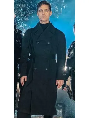 Berlin Pedro Alonso Black Coat