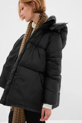 Black Big Puffer Coat