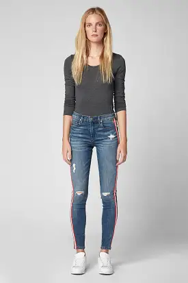 Blank NYC Jersey Girls Stripe Jean Pant