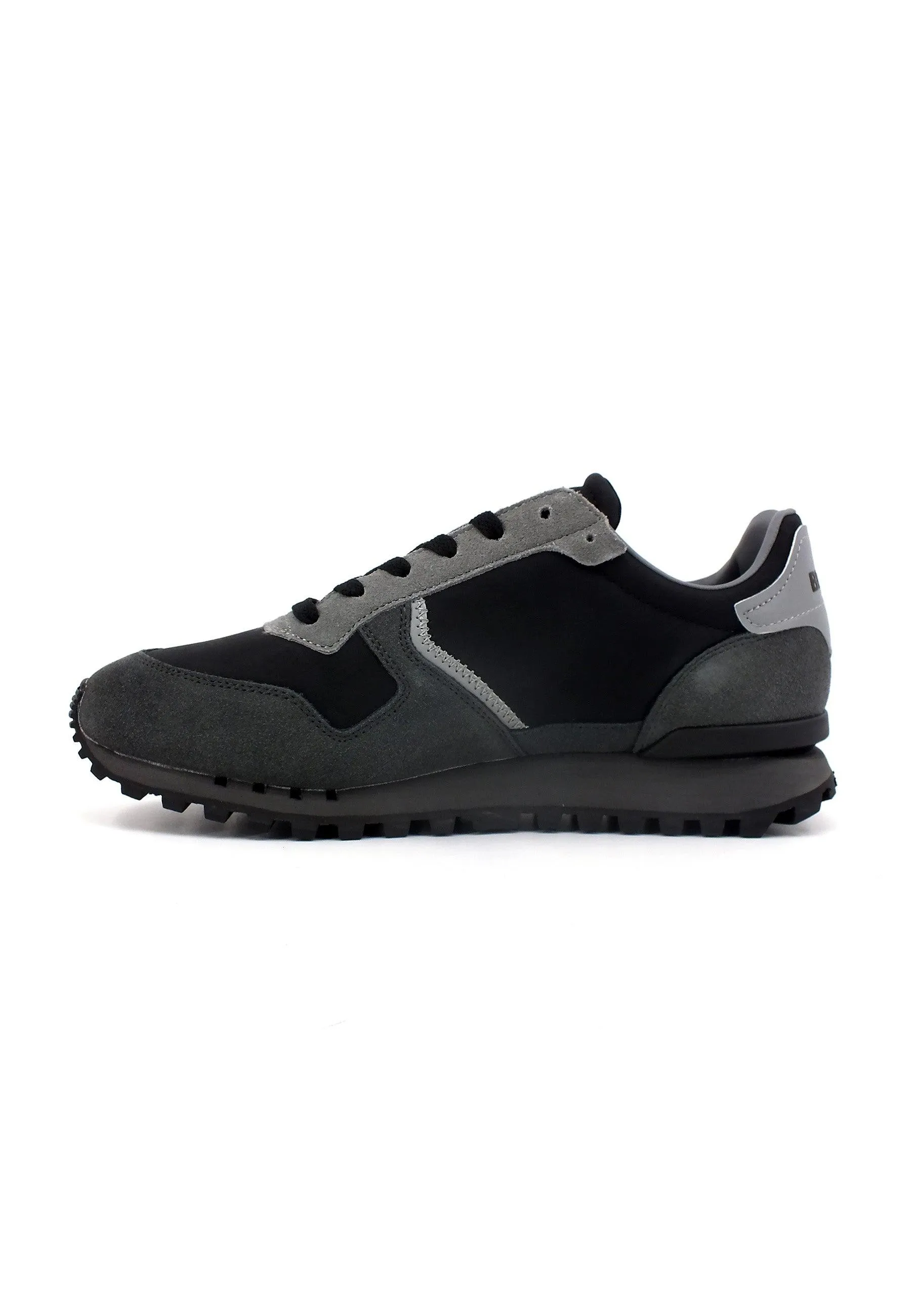 BLAUER Dixon02 Sneaker Uomo Black Dark Grey F3DIXON02