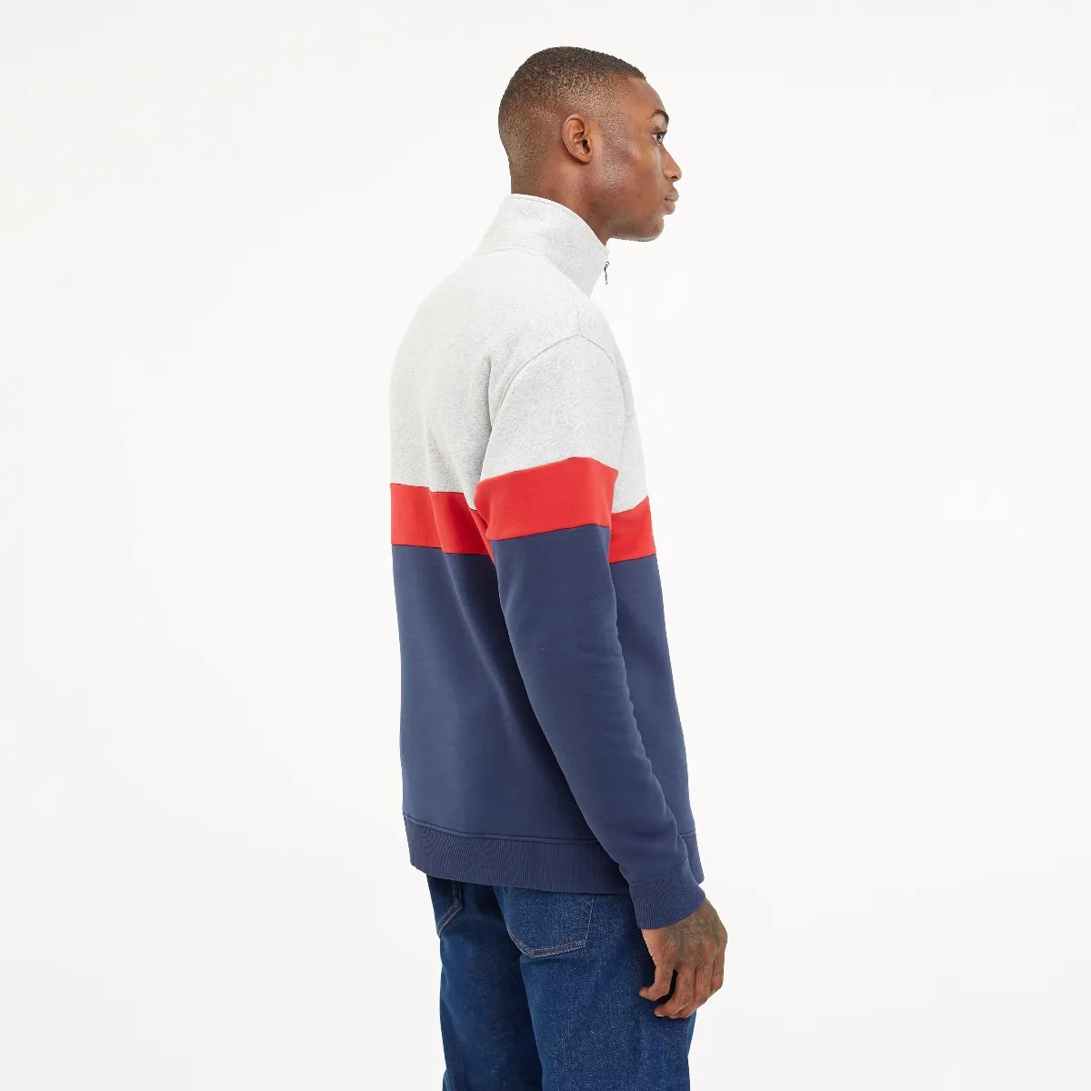 Blue Retro Mock Neck Jumper | Sweatshirts & Hoodies | Tommy Hilfiger