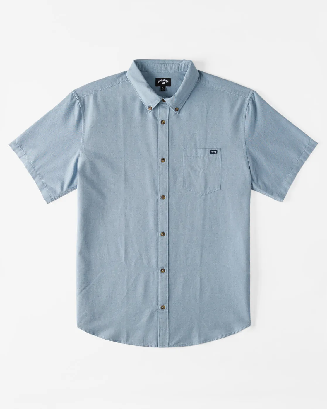 Boys All Day Short Sleeve Woven Shirt - Powder Blue