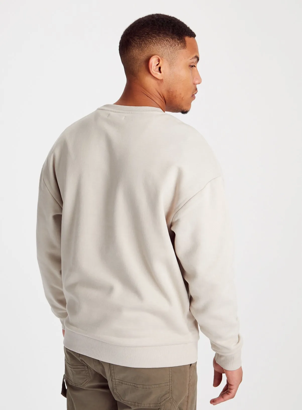 Buy Grey Dropped Shoulder Sweatshirt XXXL | Sweatshirts and hoodies | Tu