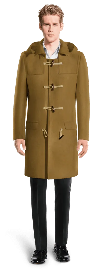 Camel Long Montgomery coat