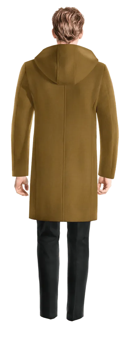 Camel Long Montgomery coat