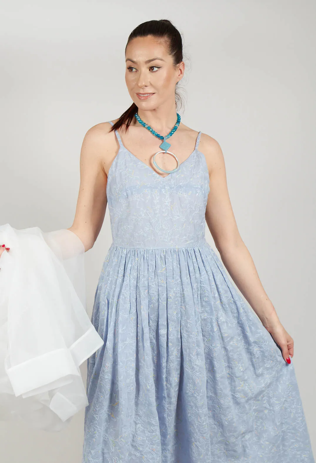 Caprice Dress in Powder Blue