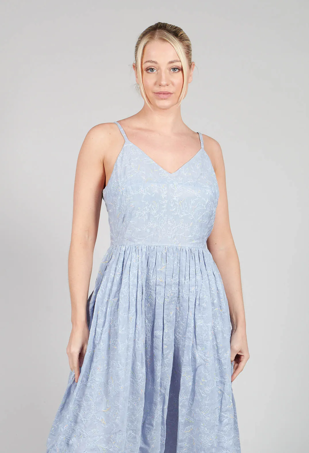 Caprice Dress in Powder Blue