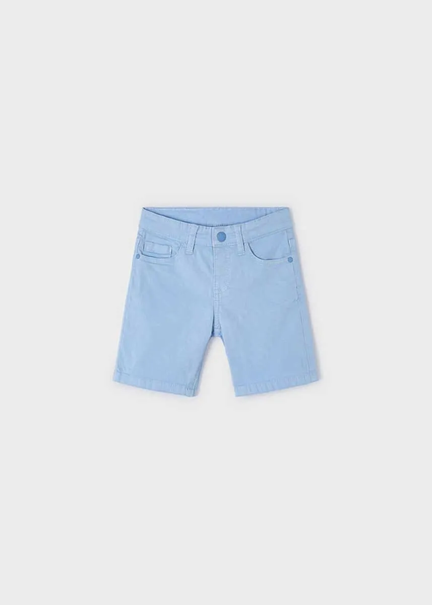 Chad Boys Twill Shorts - Powder Blue