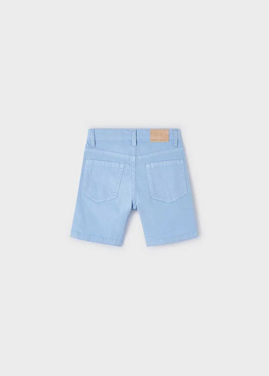 Chad Boys Twill Shorts - Powder Blue