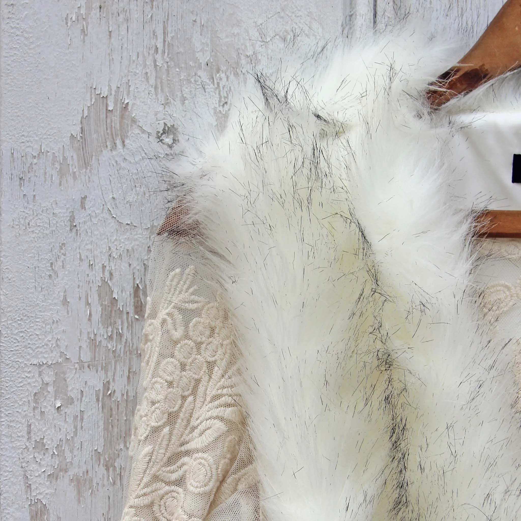 Chumstick Faux Fur Vest in Snow