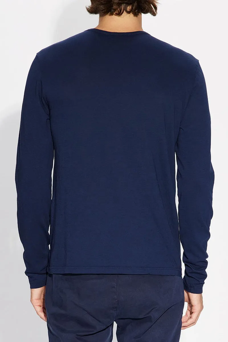 Classic Crewneck Tee in Super Navy