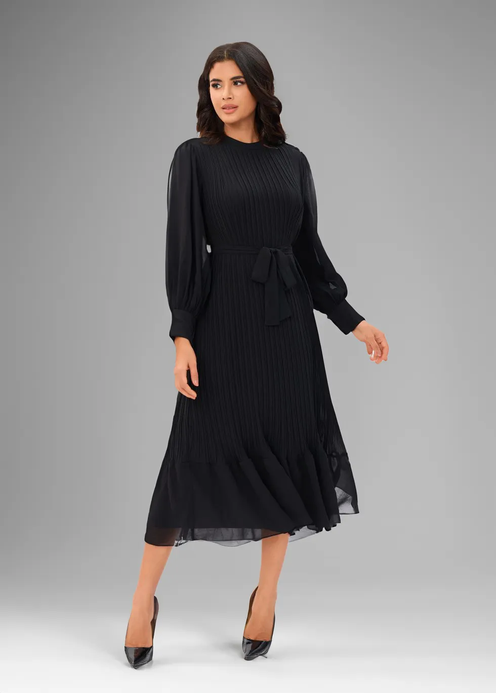 Classic Elegance Midi Dress