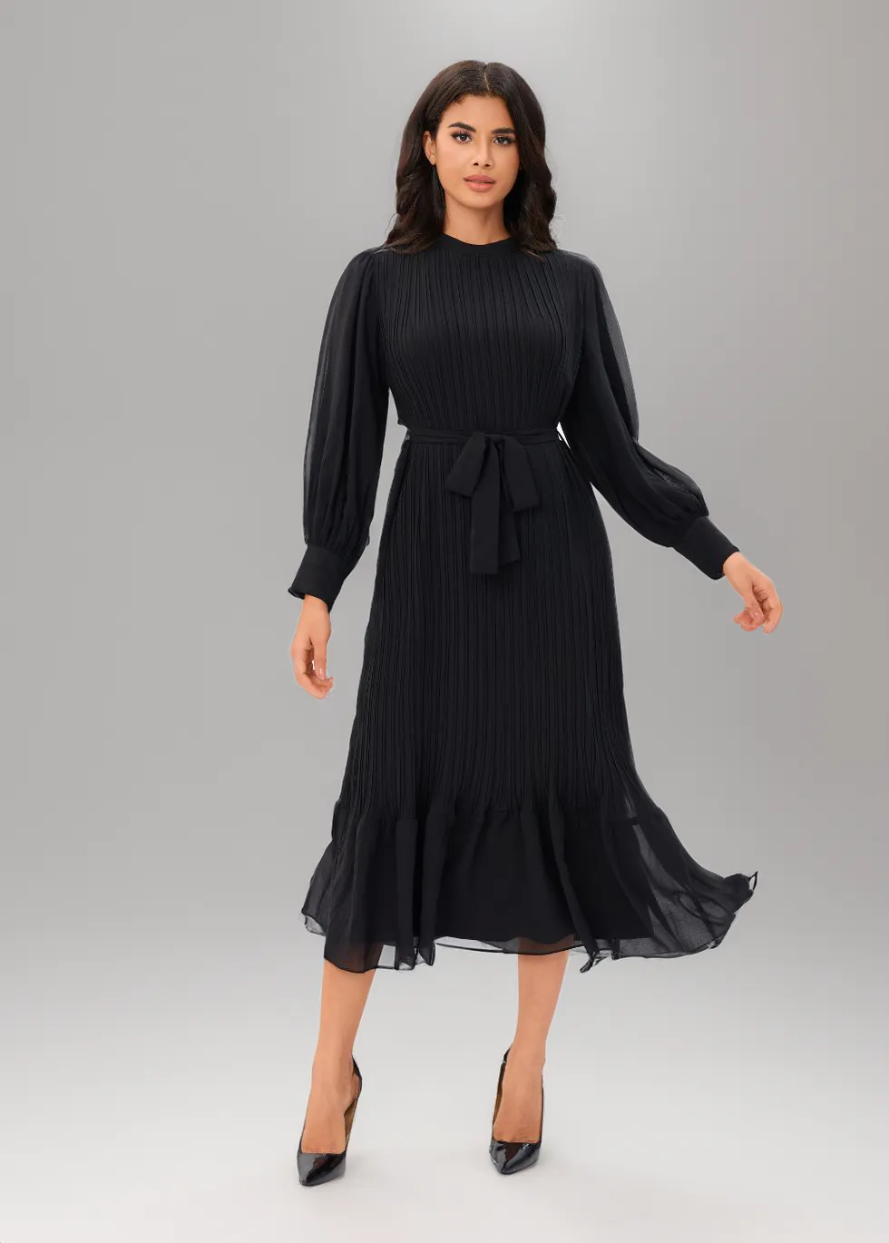 Classic Elegance Midi Dress