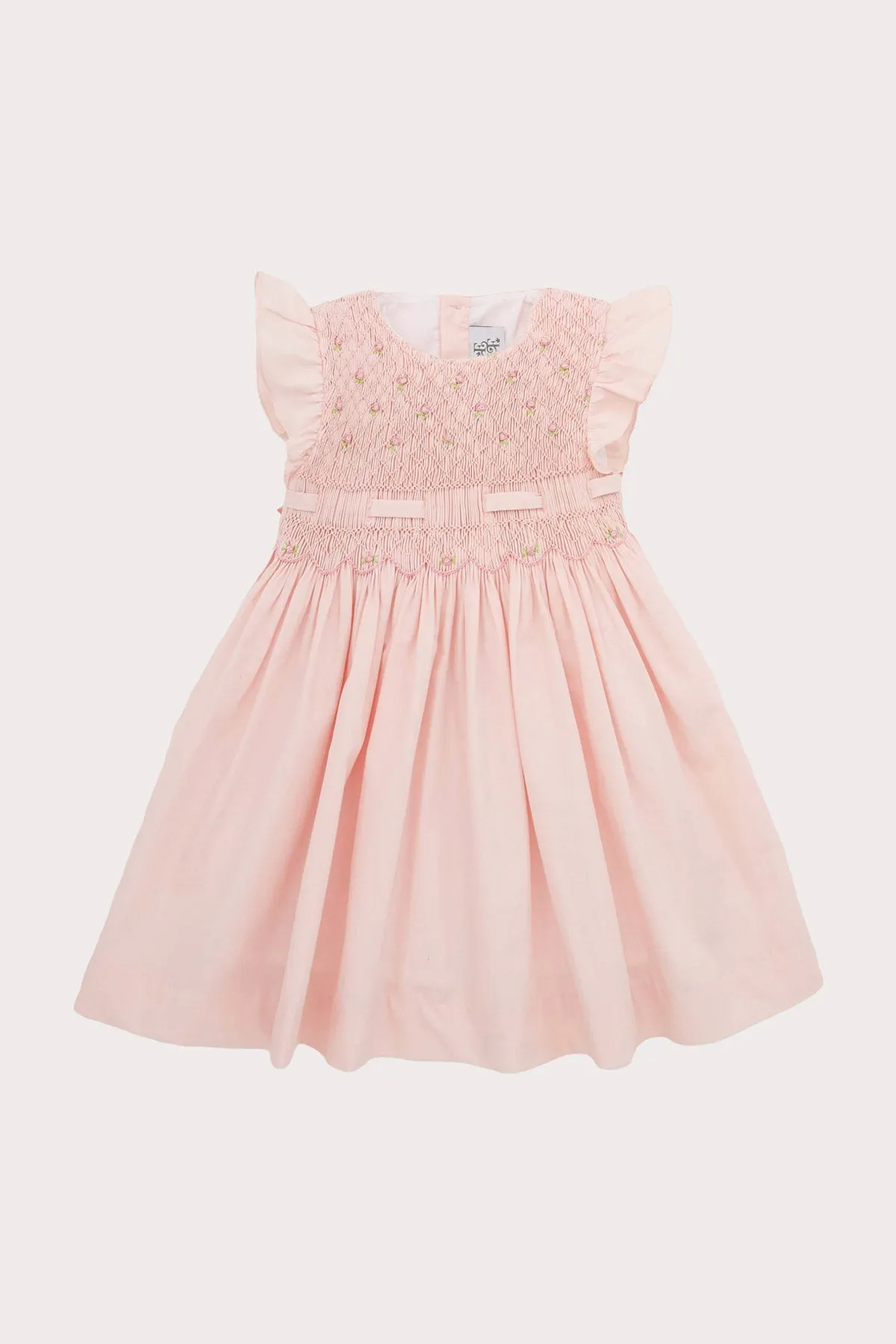 Classic Hand Smocked Dress - Powder Pink (3Y - 6Y)