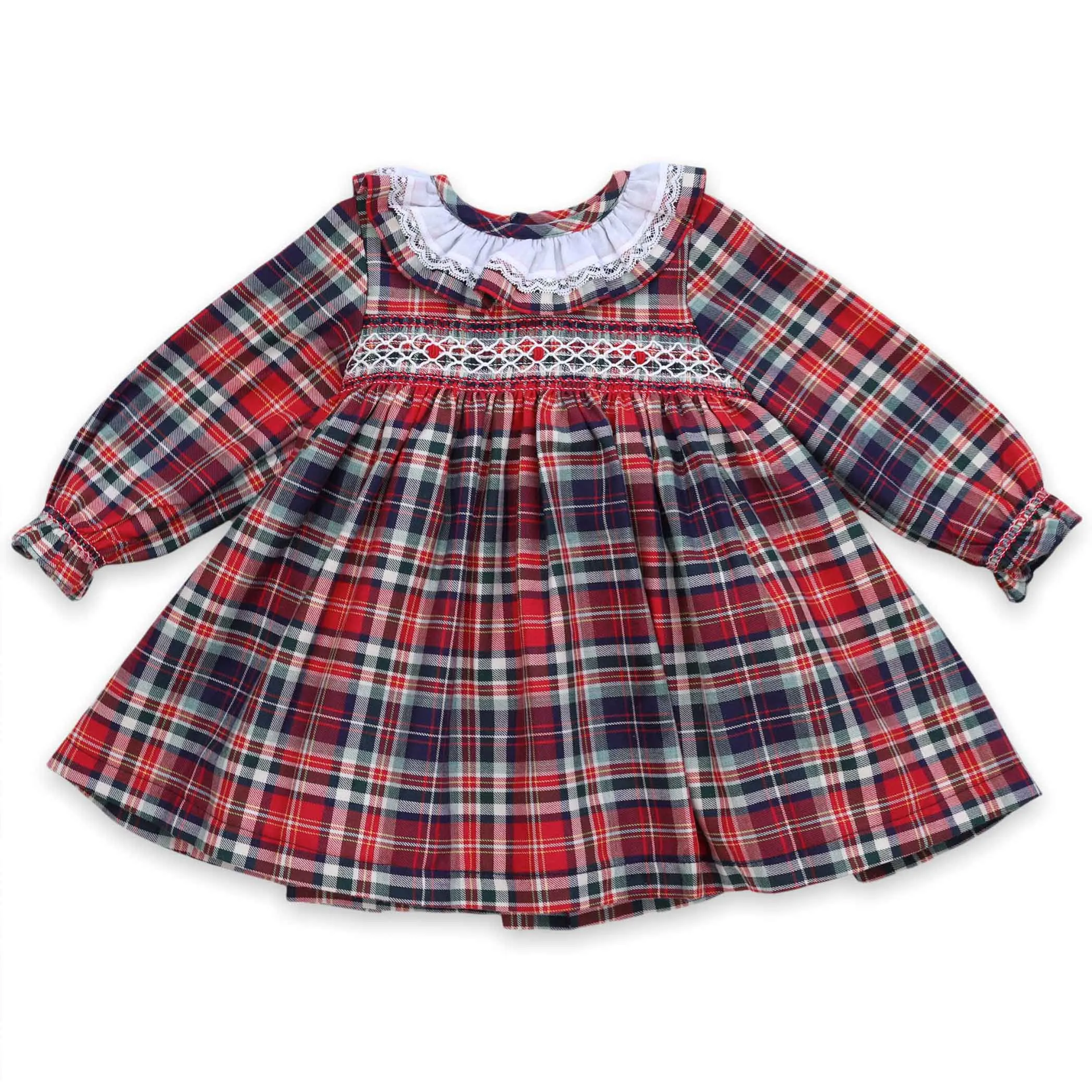 Classic Smocked Tartan Dress (6M - 4Y)