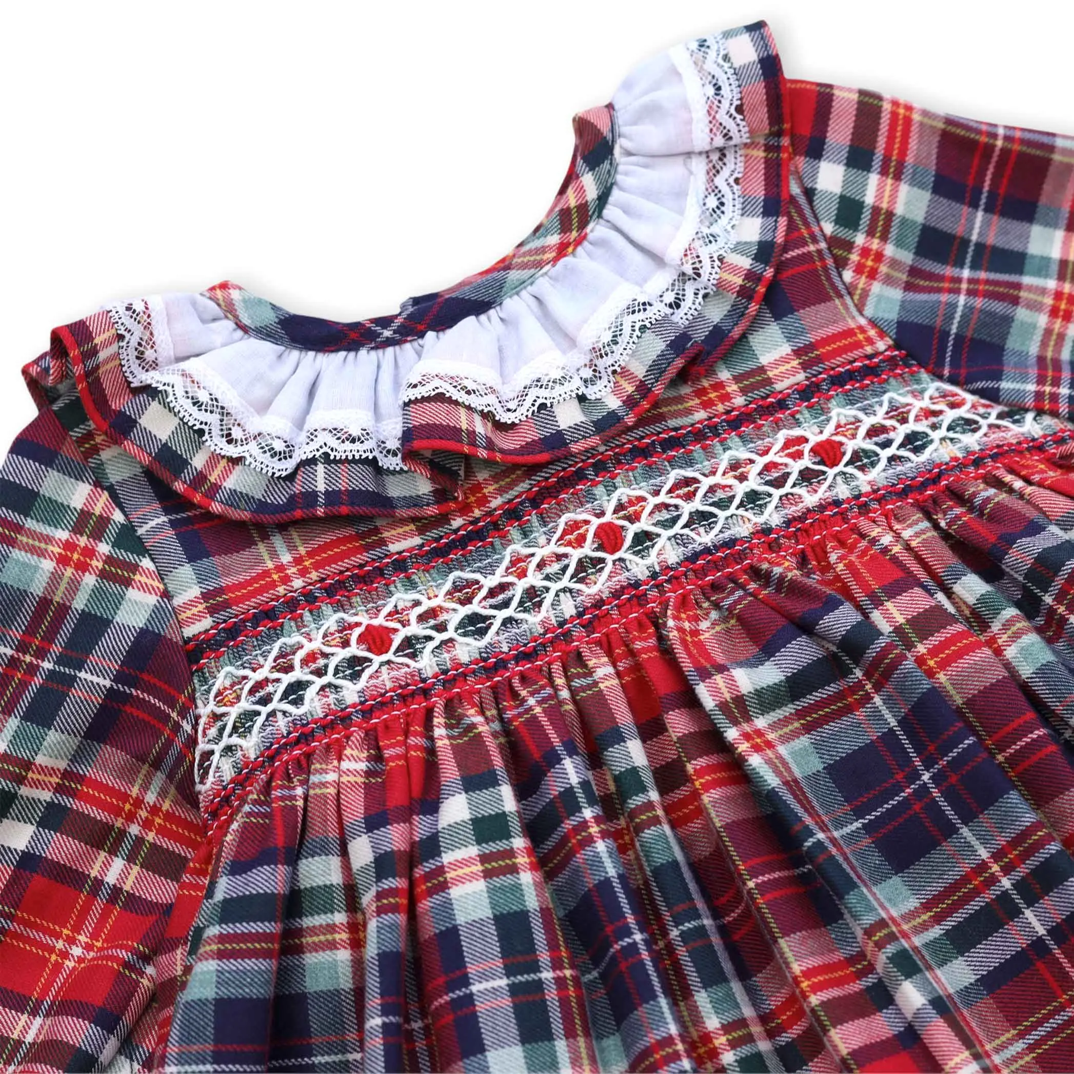 Classic Smocked Tartan Dress (6M - 4Y)