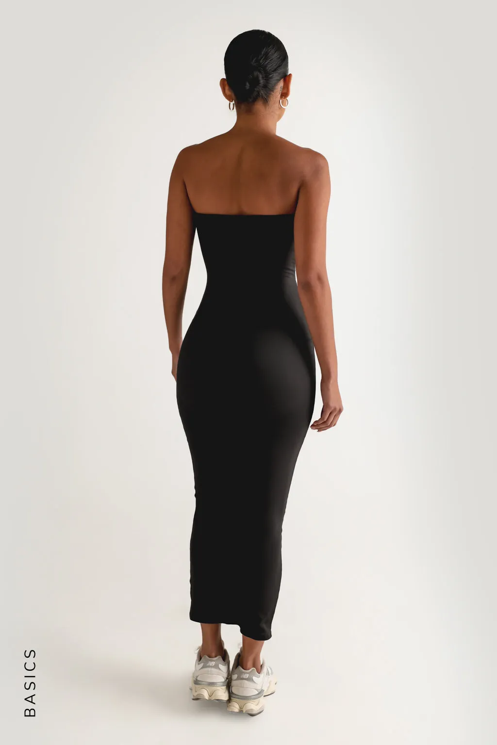 Classic Tube Maxi Dress - Black