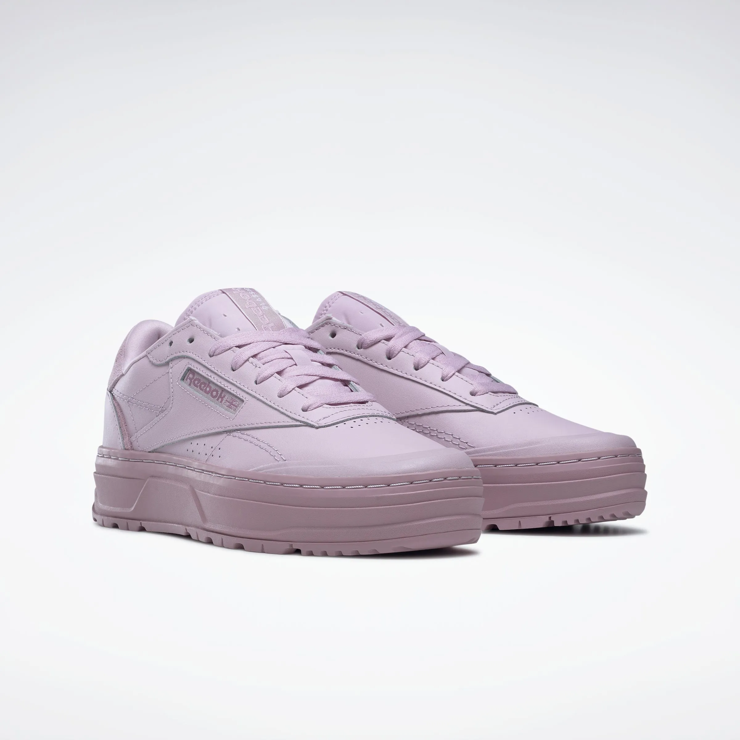 Club C Double Geo Shoes Shell Purple/Infused Lilac