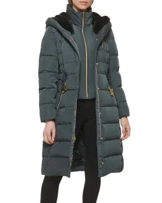 Cole Haan Belted Puffer Coat