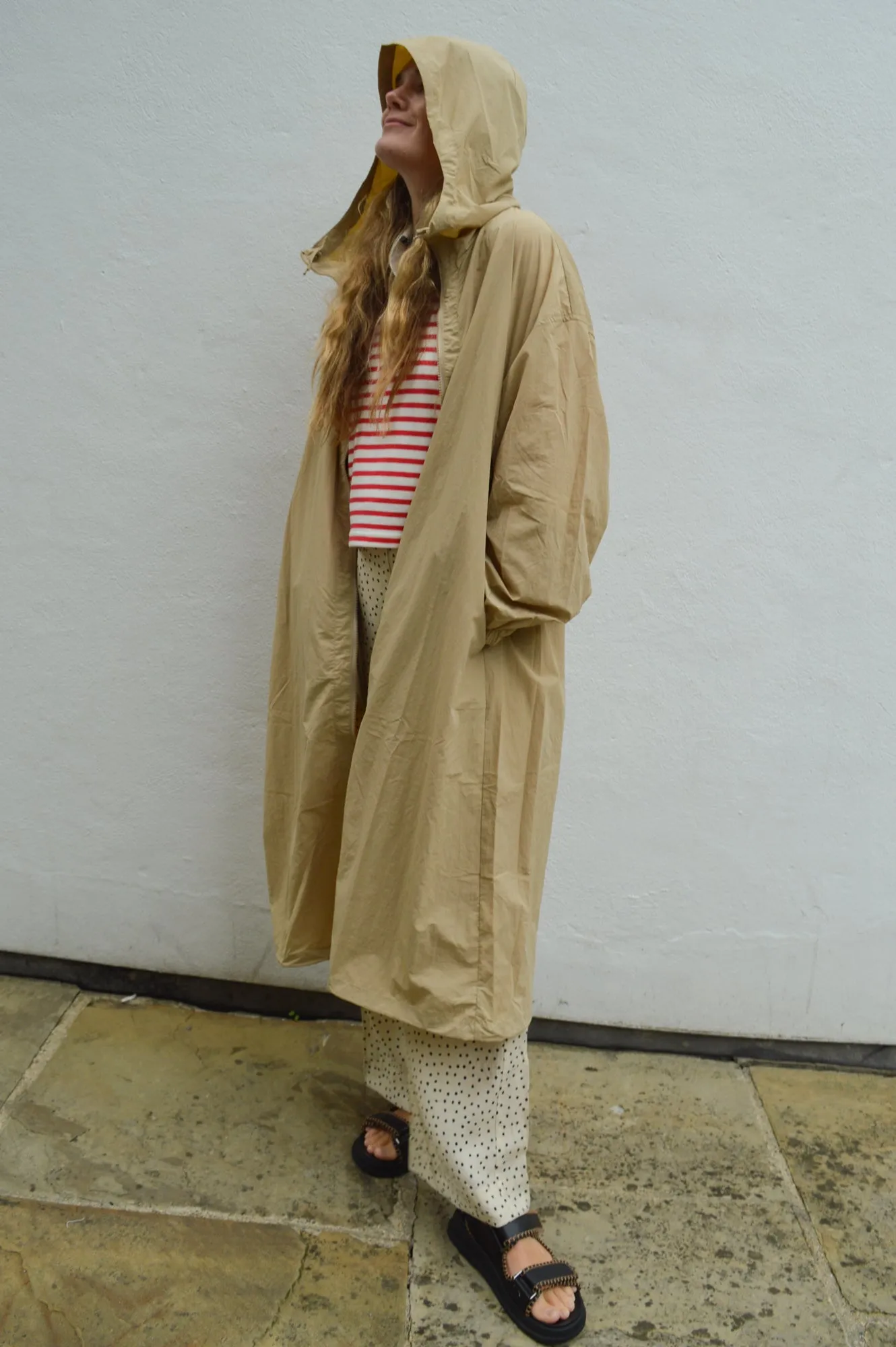 Compania Fantastica Ecru Trench Coat