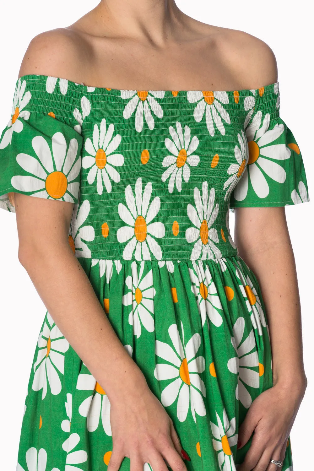 CRAZY DAISY SMOCK DRESS