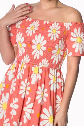 CRAZY DAISY SMOCK DRESS