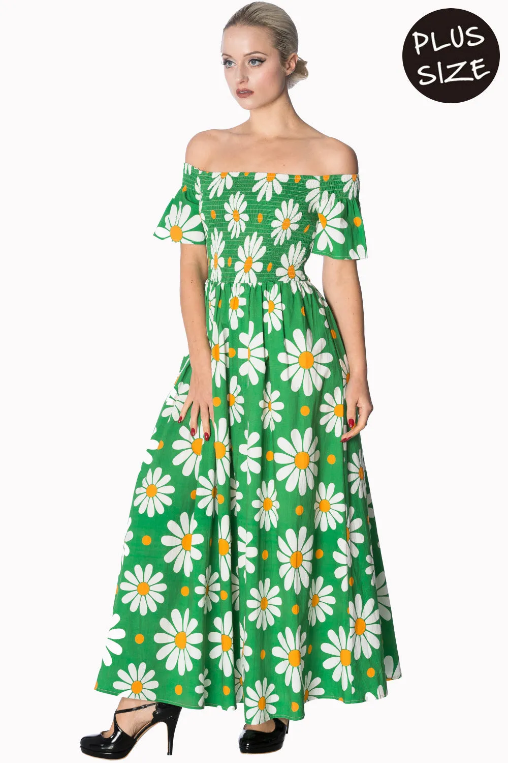 CRAZY DAISY SMOCK DRESS