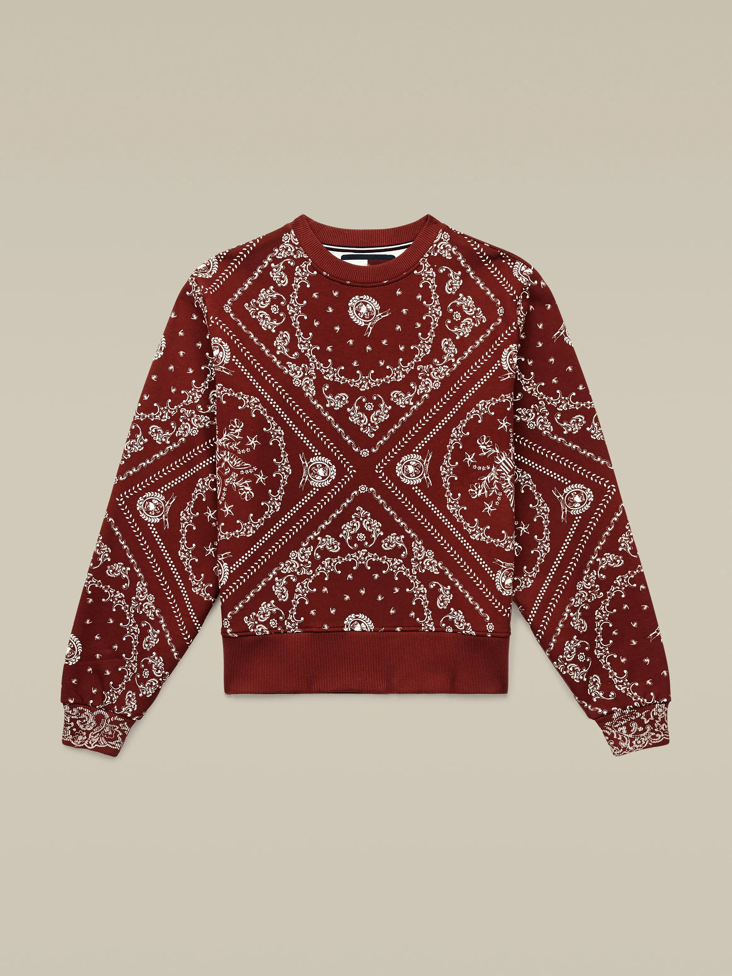 Crest Bandana Print Sweatshirt | Sweatshirts & Hoodies | Tommy Hilfiger