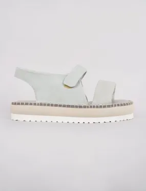 Cushion Strap Sandal, Powder Blue