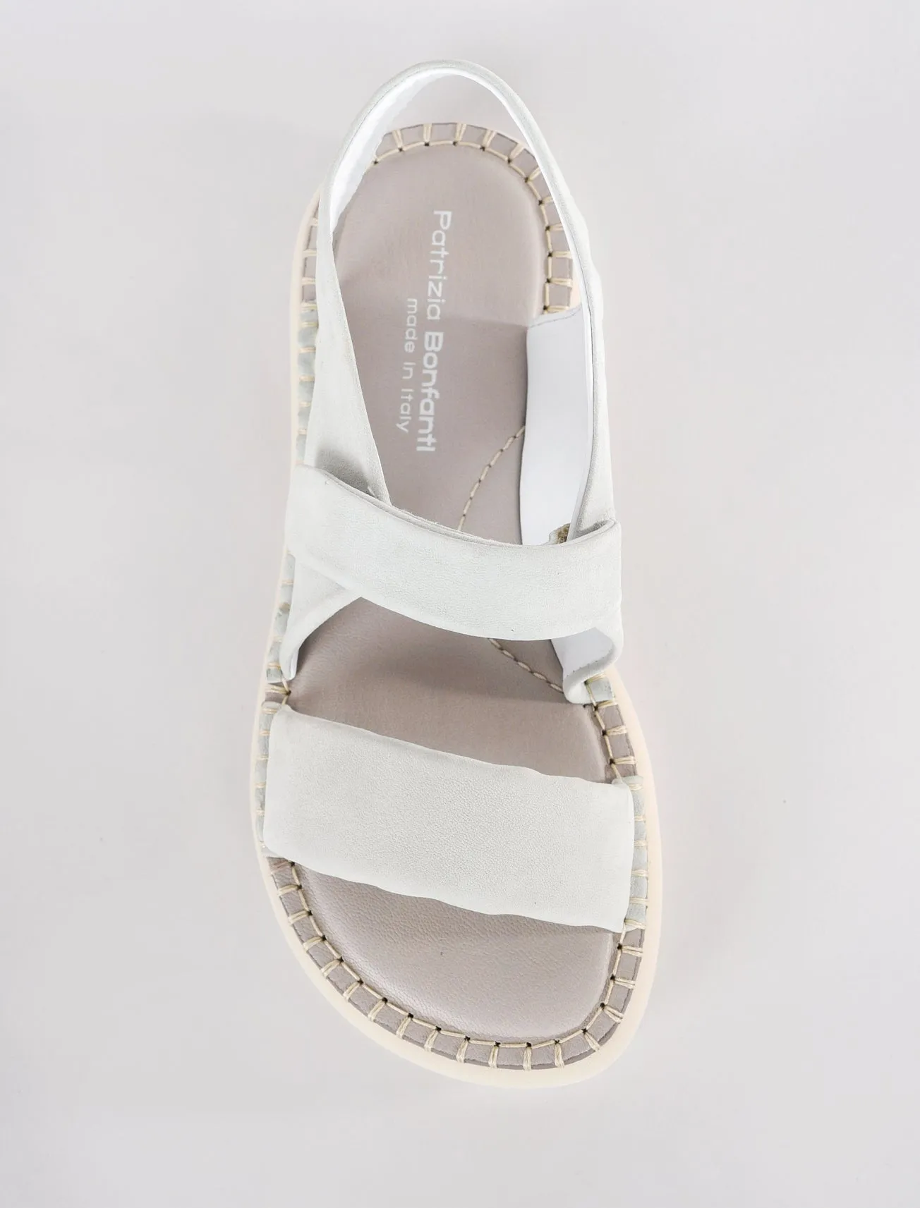 Cushion Strap Sandal, Powder Blue