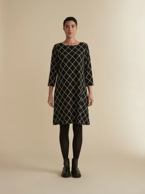 Cut Loose Diamond Boatneck Dress