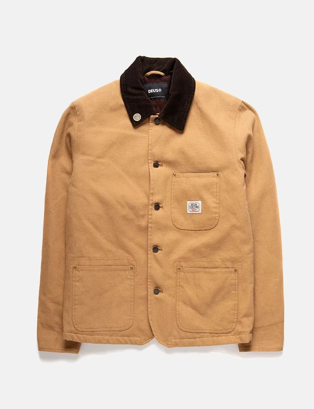 Deus Ex Machina Hank Chore Shirt Jacket - Driftwood Tan