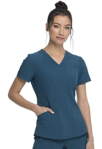 Dickies DK790 Retro Women Scrubs Top V-Neck