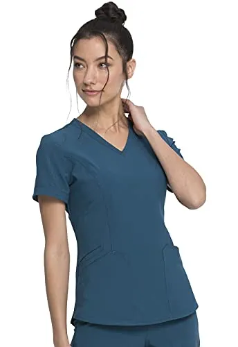 Dickies DK790 Retro Women Scrubs Top V-Neck