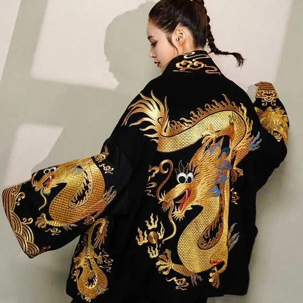 Embroidered Japanese Coat