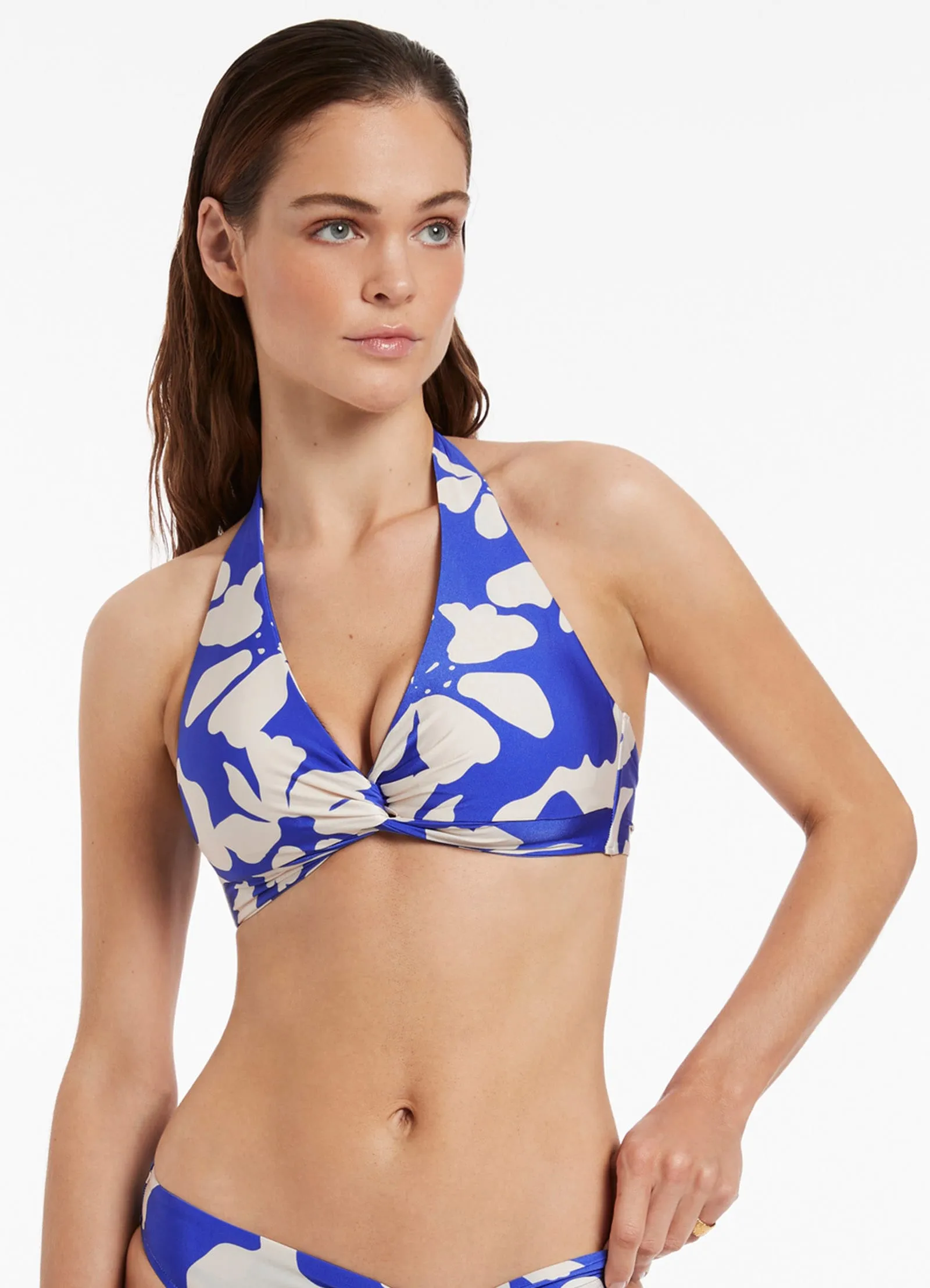 Emporio D-DD Twist Front Top - Sapphire