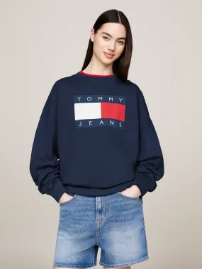 Flag Oversized Fit Sweatshirt | Sweatshirts & Hoodies | Tommy Jeans