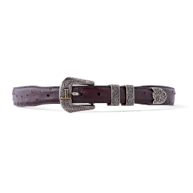 Full Quill Ostrich Tapered :: Black Cherry