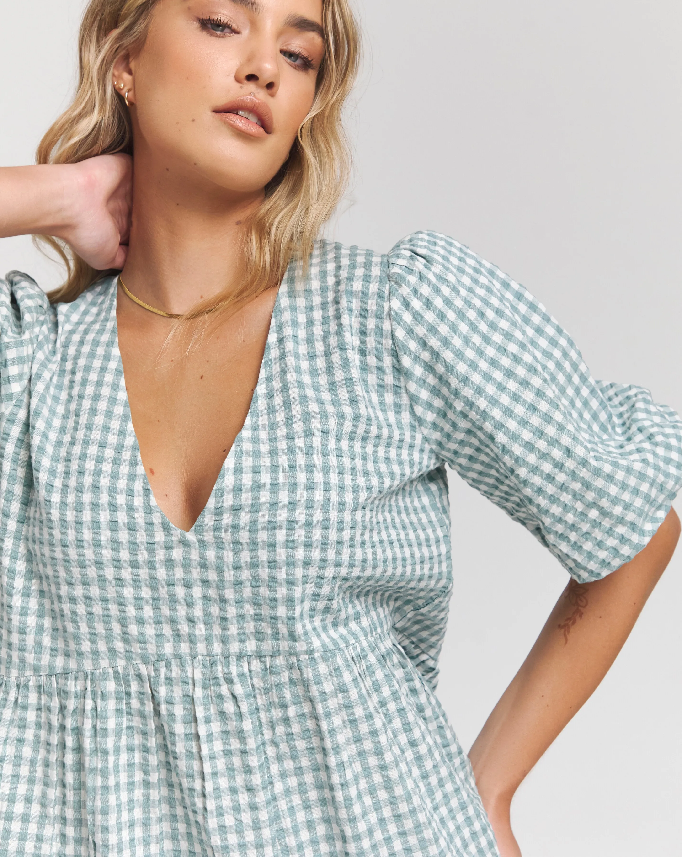 Gingham Smock Dress | Simply Be