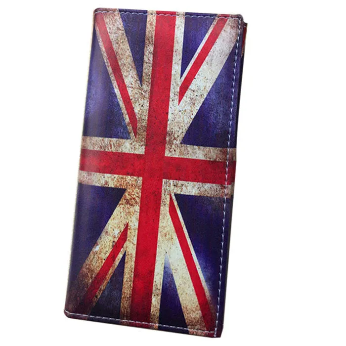 Goforward Creative Europe Retro A Variety Of Color Graffiti Wallet Women Slim Bi-Fold Flip Wallet Purse